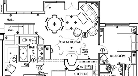 Detailed floor plan
